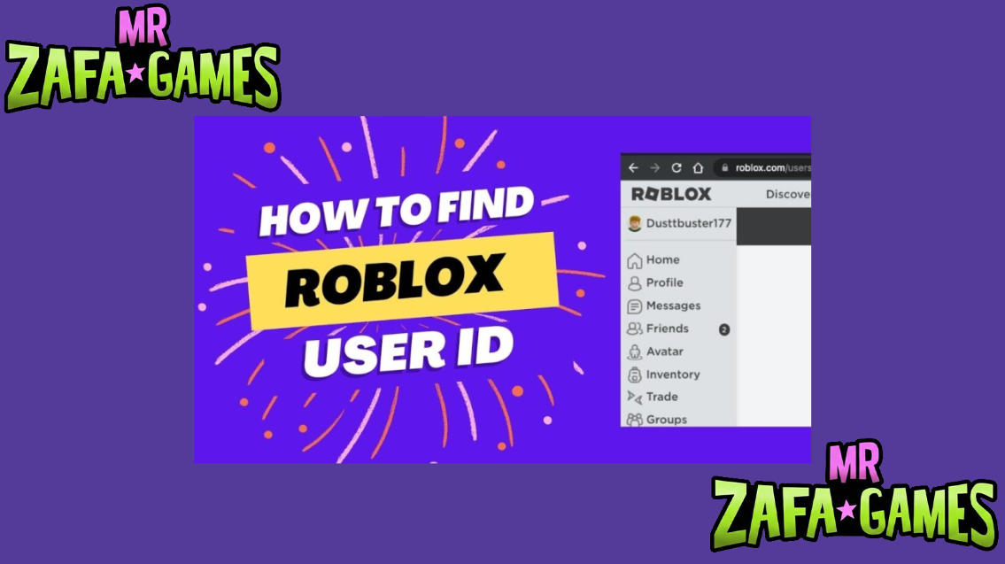 Cómo encontrar tu ID de usuario en Roblox (Perfil y Grupos) - Mr Zafa Games
