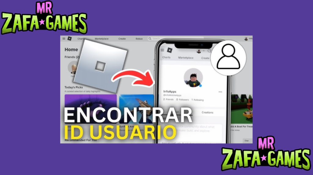 Cómo encontrar tu ID de usuario en Roblox (Perfil y Grupos) - Mr Zafa Games