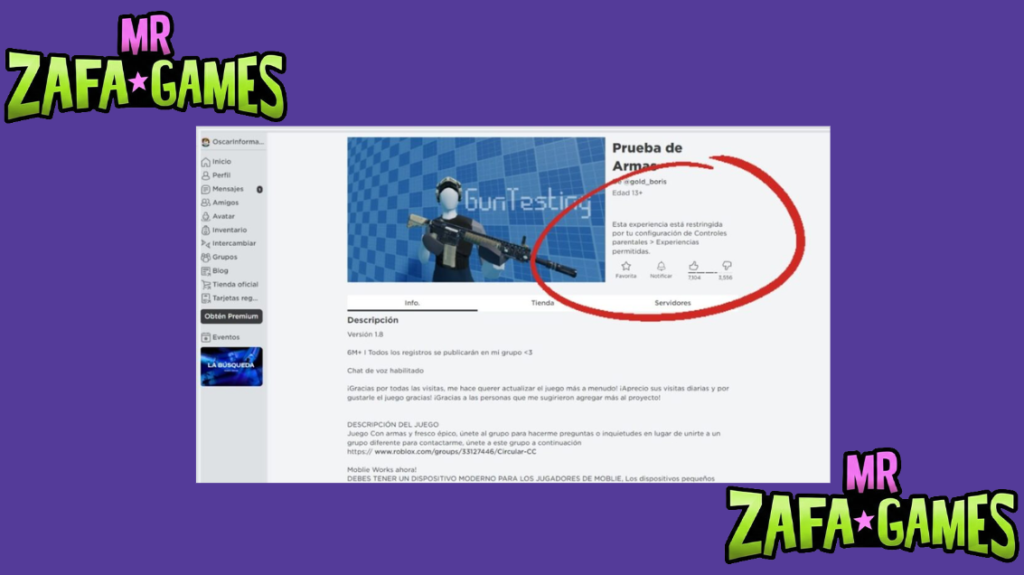Qué son las "Experiencias permitidas" y cómo filtrarlas por edad en roblox 6 Captura de pantalla 2026 03 05 192247